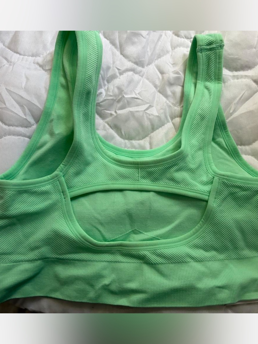 New Balance Mint Green Racerback Sports Bra - Picture 3 of 4